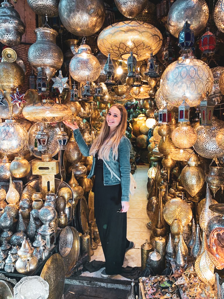 Ja medzi tradičnými marockými svietidlami