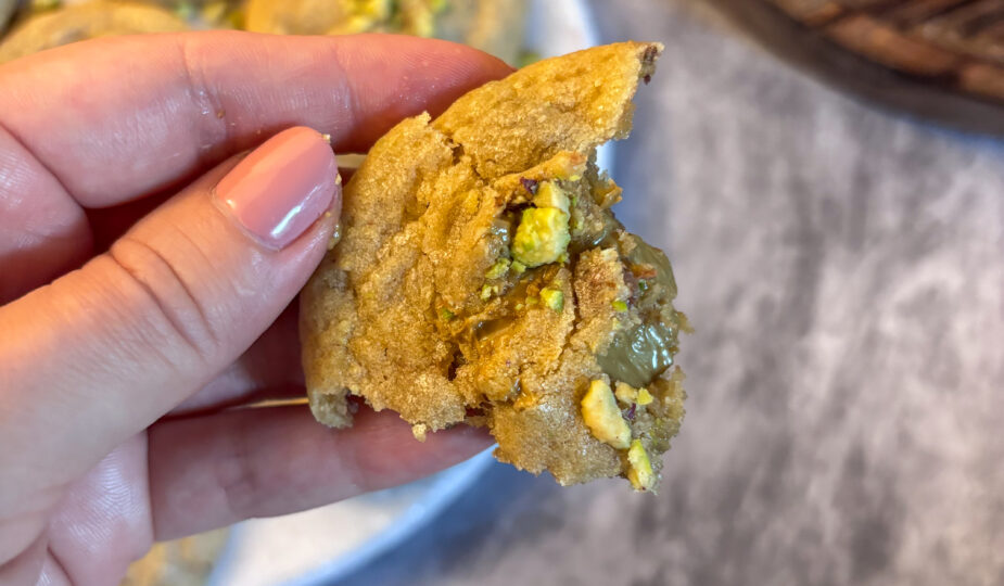 Kúsok pistáciového cookie